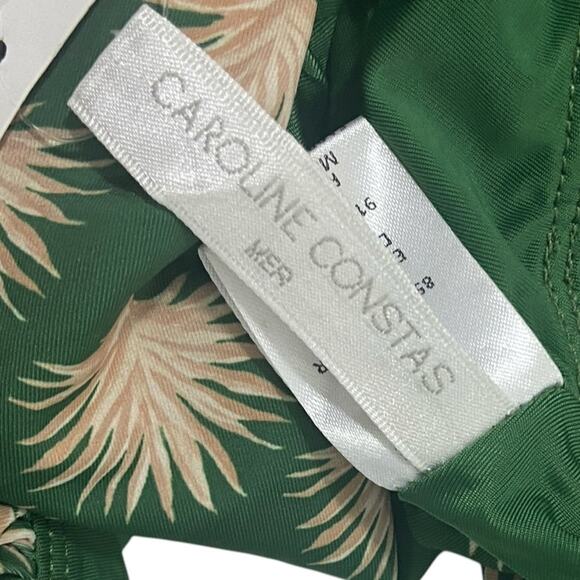 CAROLINE CONSTAS NWT Dorit green printed bikini bottoms XL - Picture 4 of 5